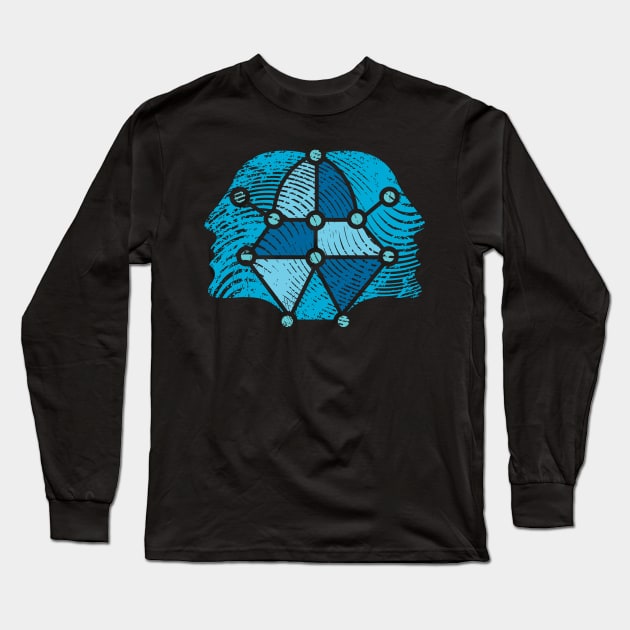 Artificial Intelligence Symbol Long Sleeve T-Shirt by jazzworldquest